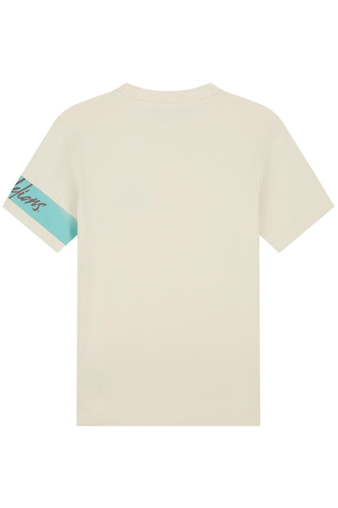 CAPTAIN TSHIRT MM3 SS25 06 762 BEIGE/BRIGHT BLUE